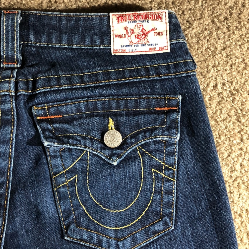 True Religion Billy Straight Leg Jeans Size 28